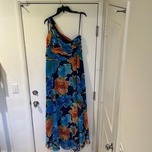 Lauren one shoulder gown